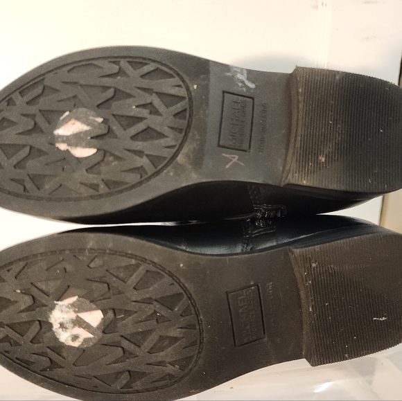 Michael Kors Boots Womens 6 Girls  4 Riding Knee High Vegan Leather Black - Picture 8 of 10